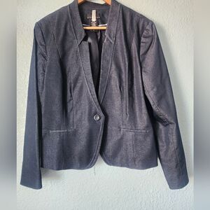 Attention Dark Blue Blazer